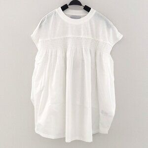 Japanese Brand "Season Reason" Women's Shirring Sleeveless Blouse - S